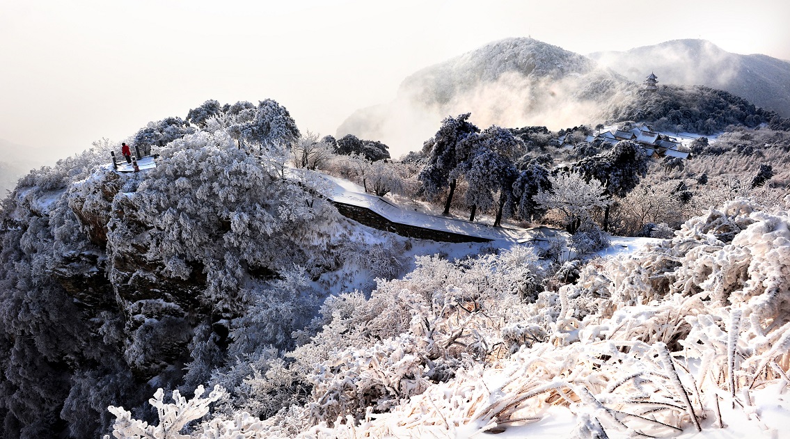 嵩山雪景